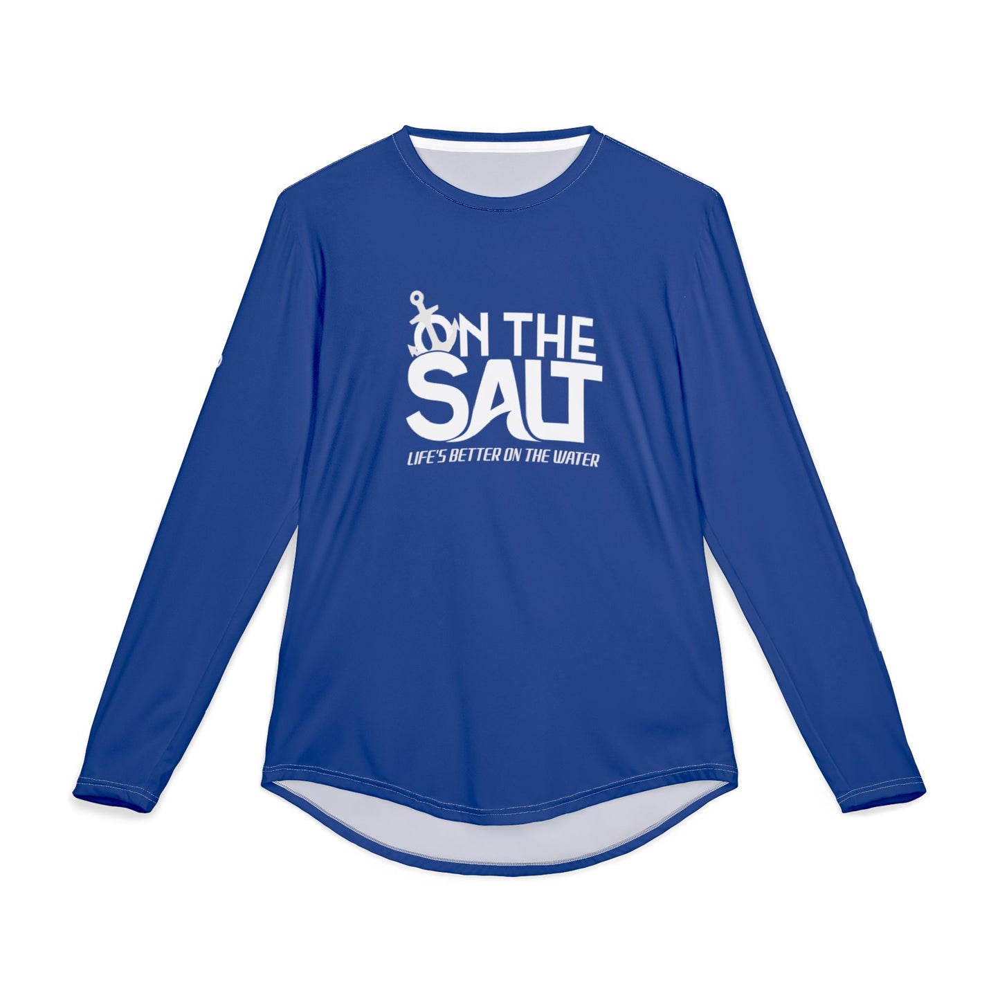 UV Protection Blue Coastal Long Sleeve Lifestyle Shirt