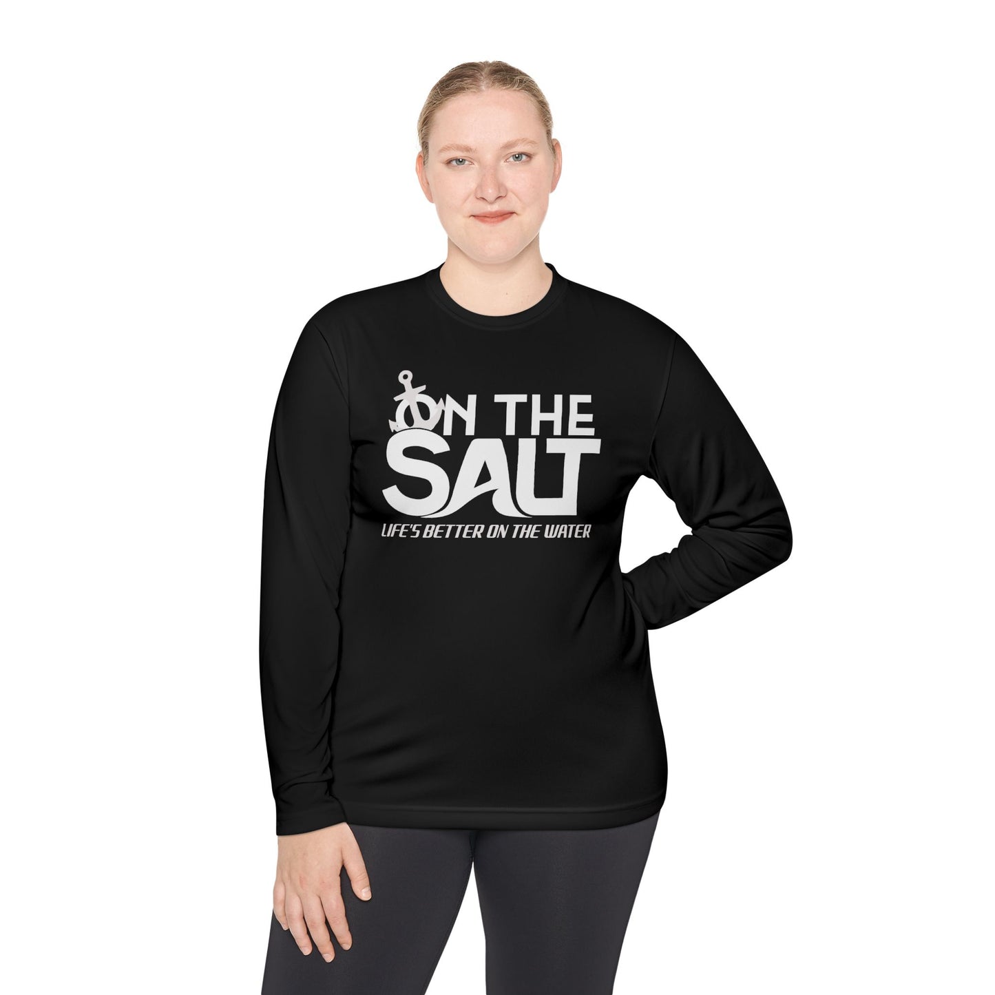 Saltwater Adventure Unisex Long Sleeve Tee, Beach Lover Gift, Fishing Apparel, Relaxed Fit, Vacation Style, Nautical Theme