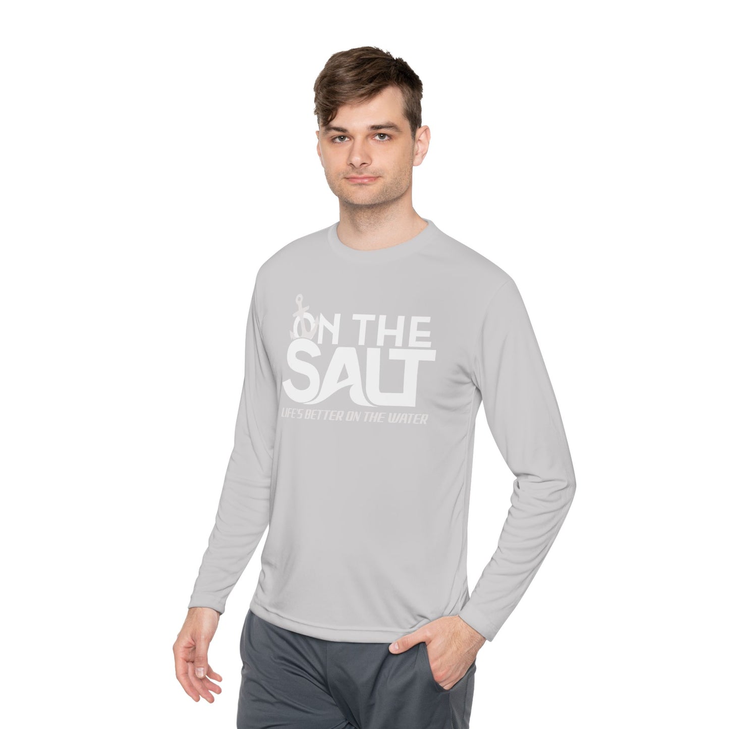 Saltwater Adventure Unisex Long Sleeve Tee, Beach Lover Gift, Fishing Apparel, Relaxed Fit, Vacation Style, Nautical Theme