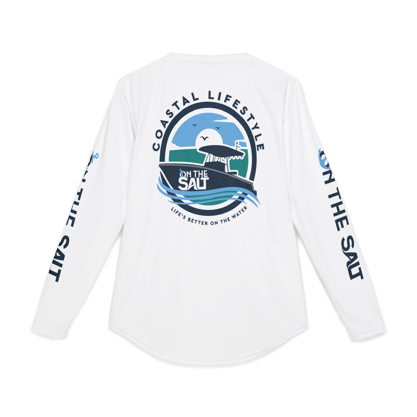 UV Protection Long Sleeve White Shirt Live Coastal
