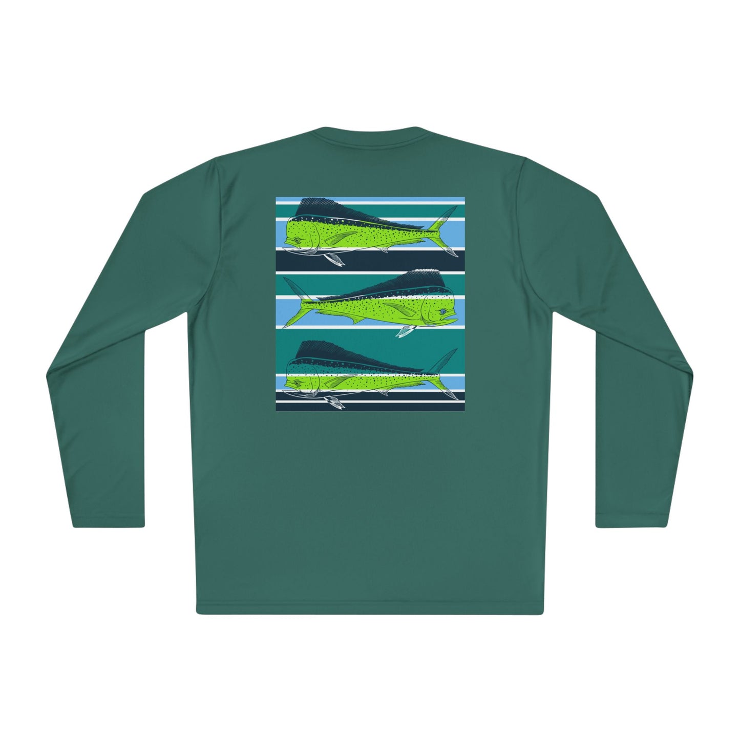 Unisex Long Sleeve Mahi Pattern Tee
