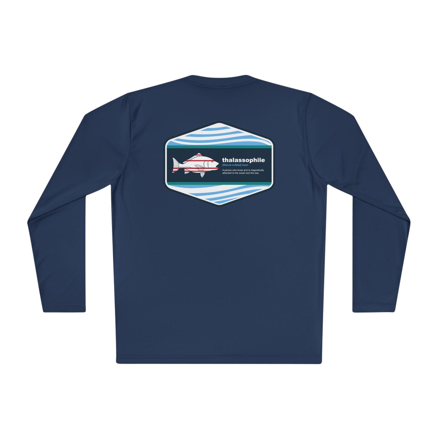 Saltwater Adventure Unisex Long Sleeve Tee, Beach Lover Gift, Fishing Apparel, Relaxed Fit, Vacation Style, Nautical Theme