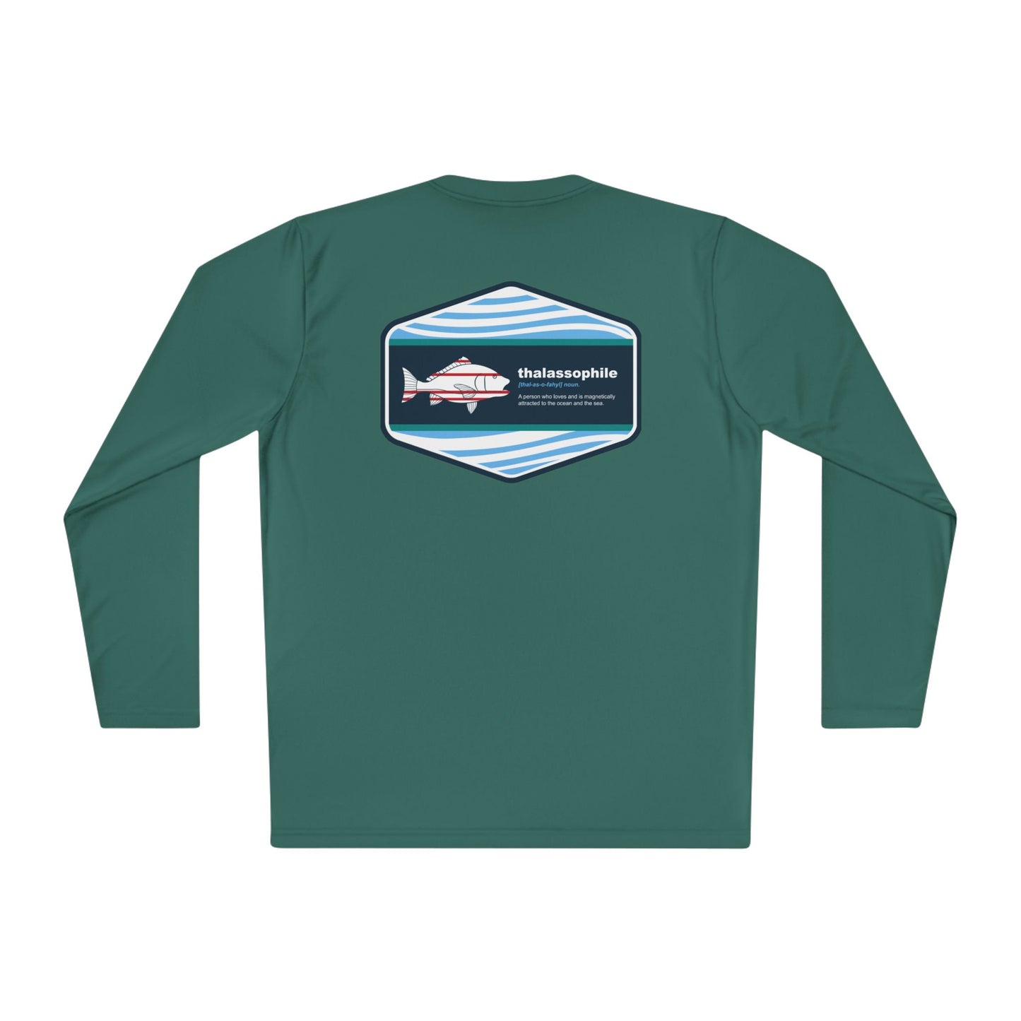 Saltwater Adventure Unisex Long Sleeve Tee, Beach Lover Gift, Fishing Apparel, Relaxed Fit, Vacation Style, Nautical Theme