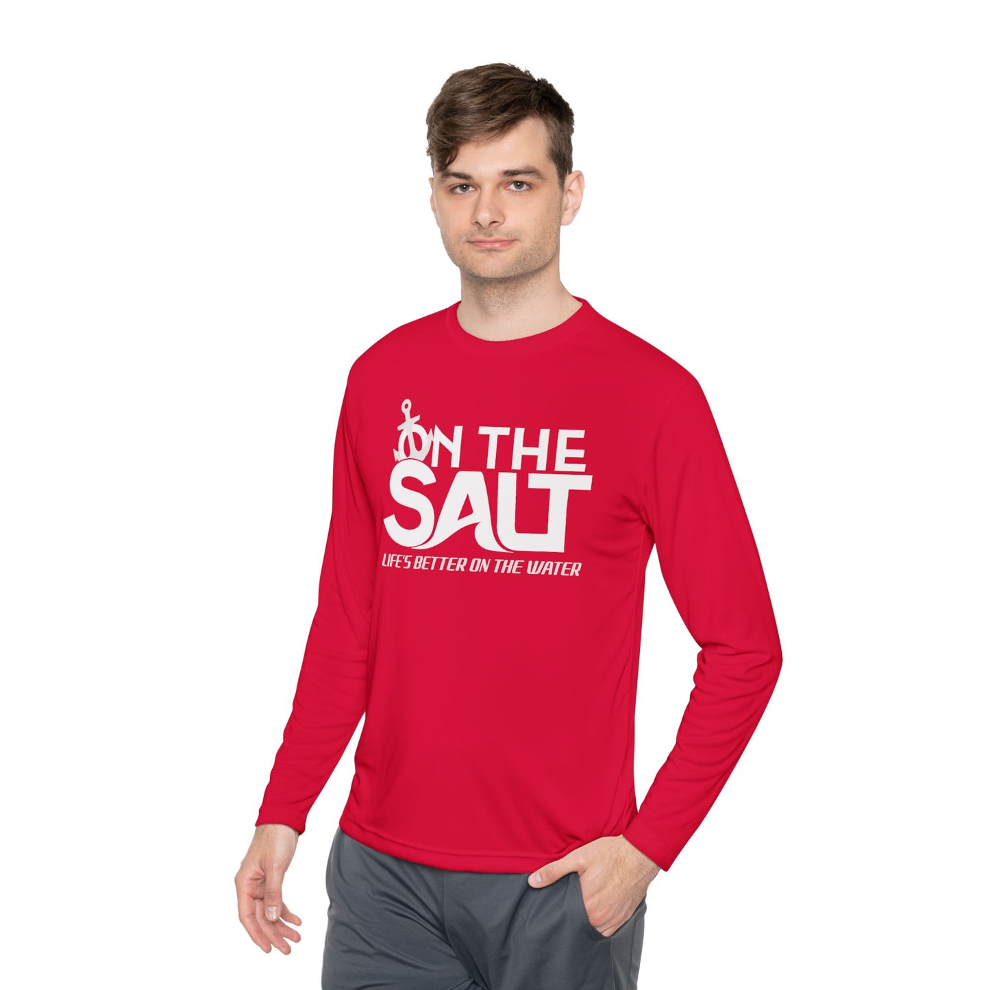 Saltwater Adventure Unisex Long Sleeve Tee, Beach Lover Gift, Fishing Apparel, Relaxed Fit, Vacation Style, Nautical Theme