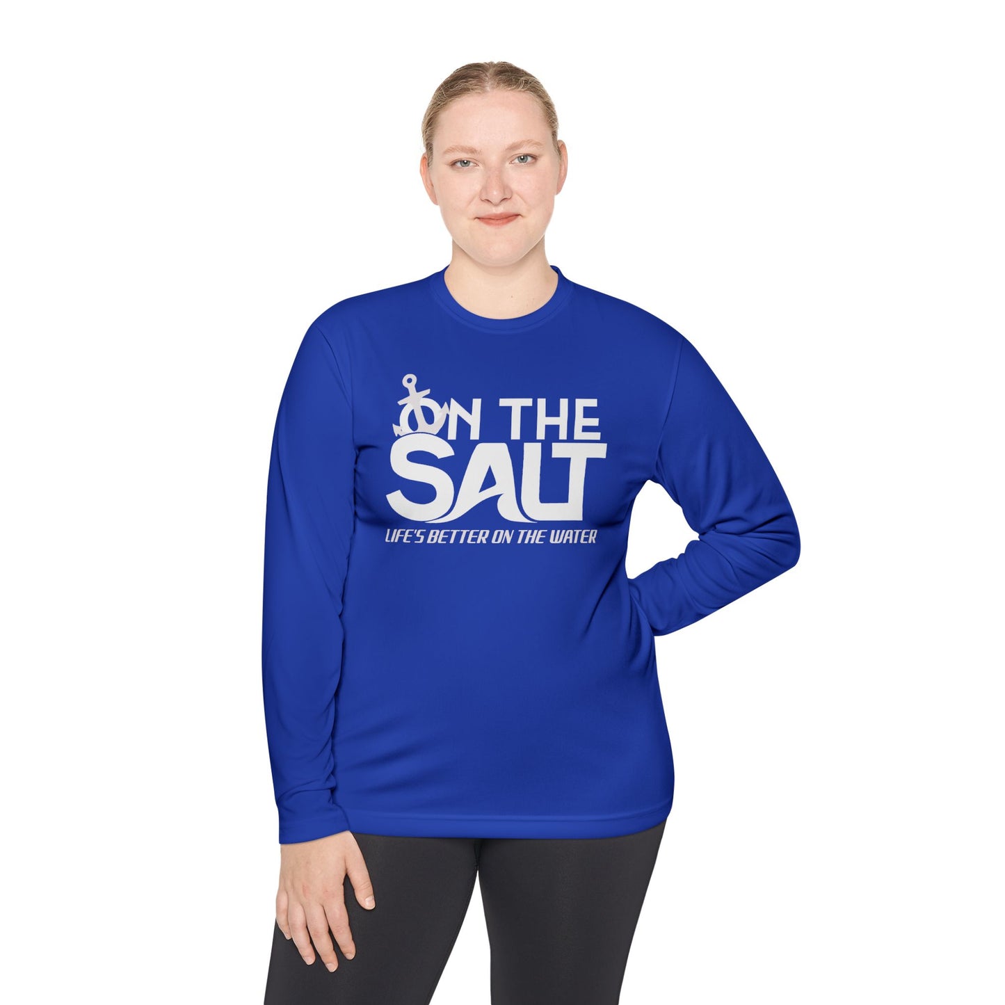 Saltwater Adventure Unisex Long Sleeve Tee, Beach Lover Gift, Fishing Apparel, Relaxed Fit, Vacation Style, Nautical Theme