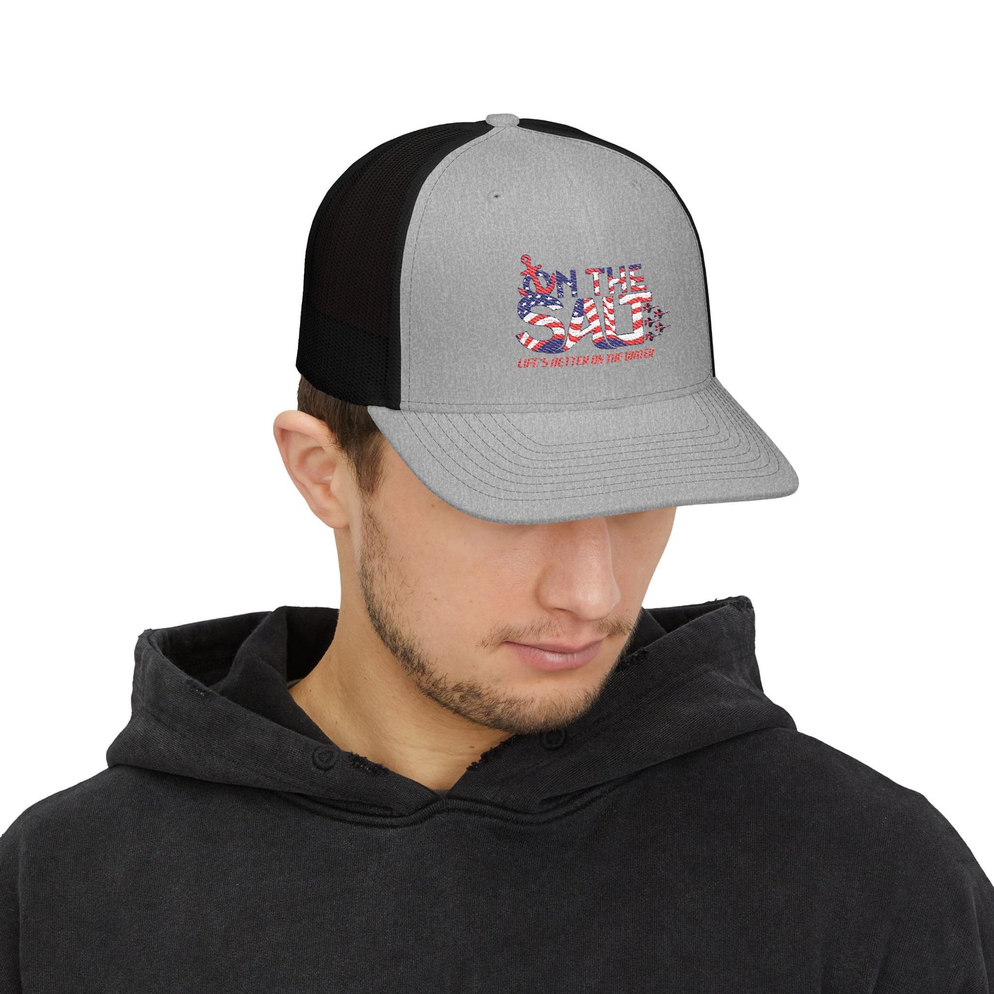 Salt Life Snapback Trucker Cap, Summer Outfit, Fishing Hat, Beachwear, Casual Gift, Outdoor Accessory