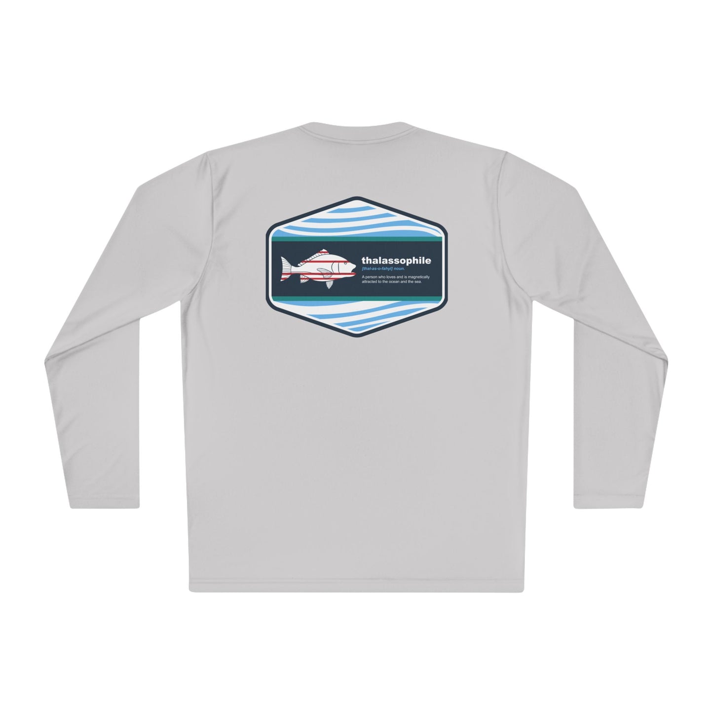 Saltwater Adventure Unisex Long Sleeve Tee, Beach Lover Gift, Fishing Apparel, Relaxed Fit, Vacation Style, Nautical Theme