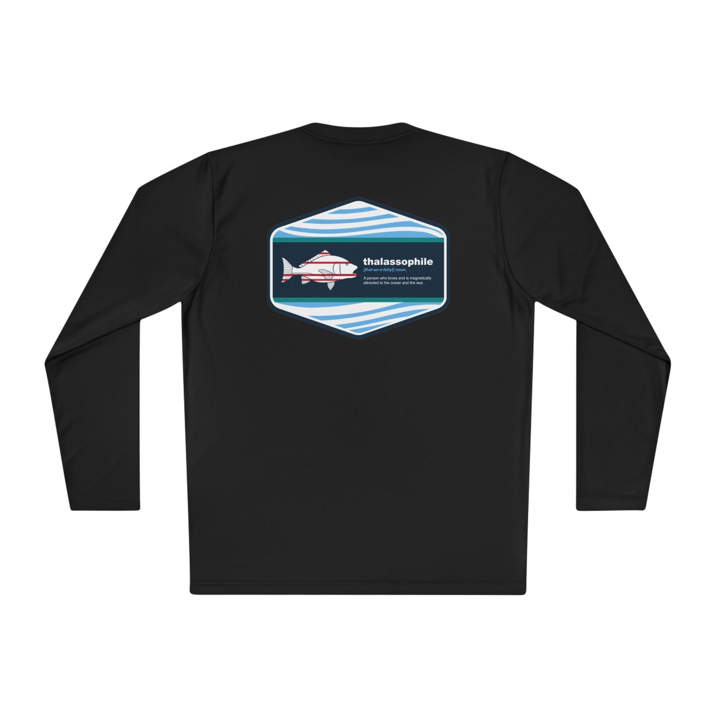 Saltwater Adventure Unisex Long Sleeve Tee, Beach Lover Gift, Fishing Apparel, Relaxed Fit, Vacation Style, Nautical Theme