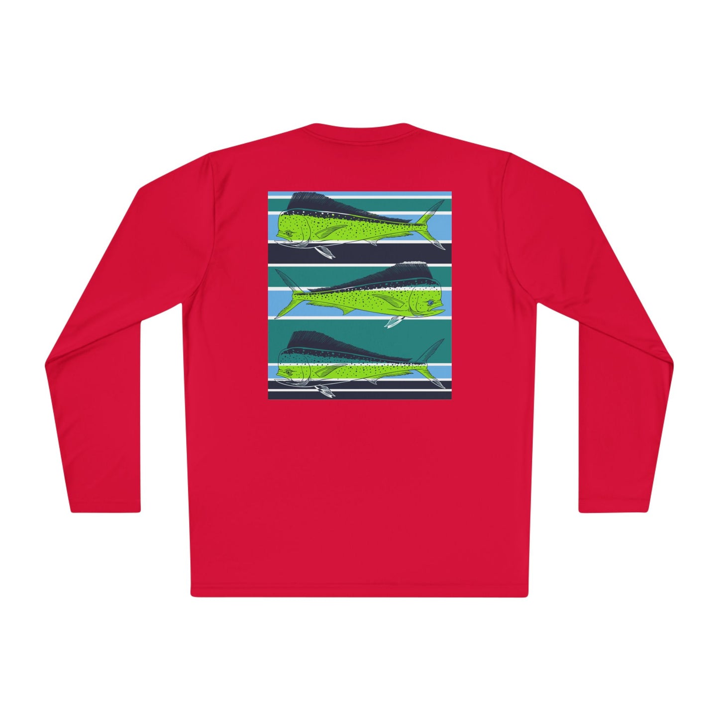 Unisex Long Sleeve Mahi Pattern Tee