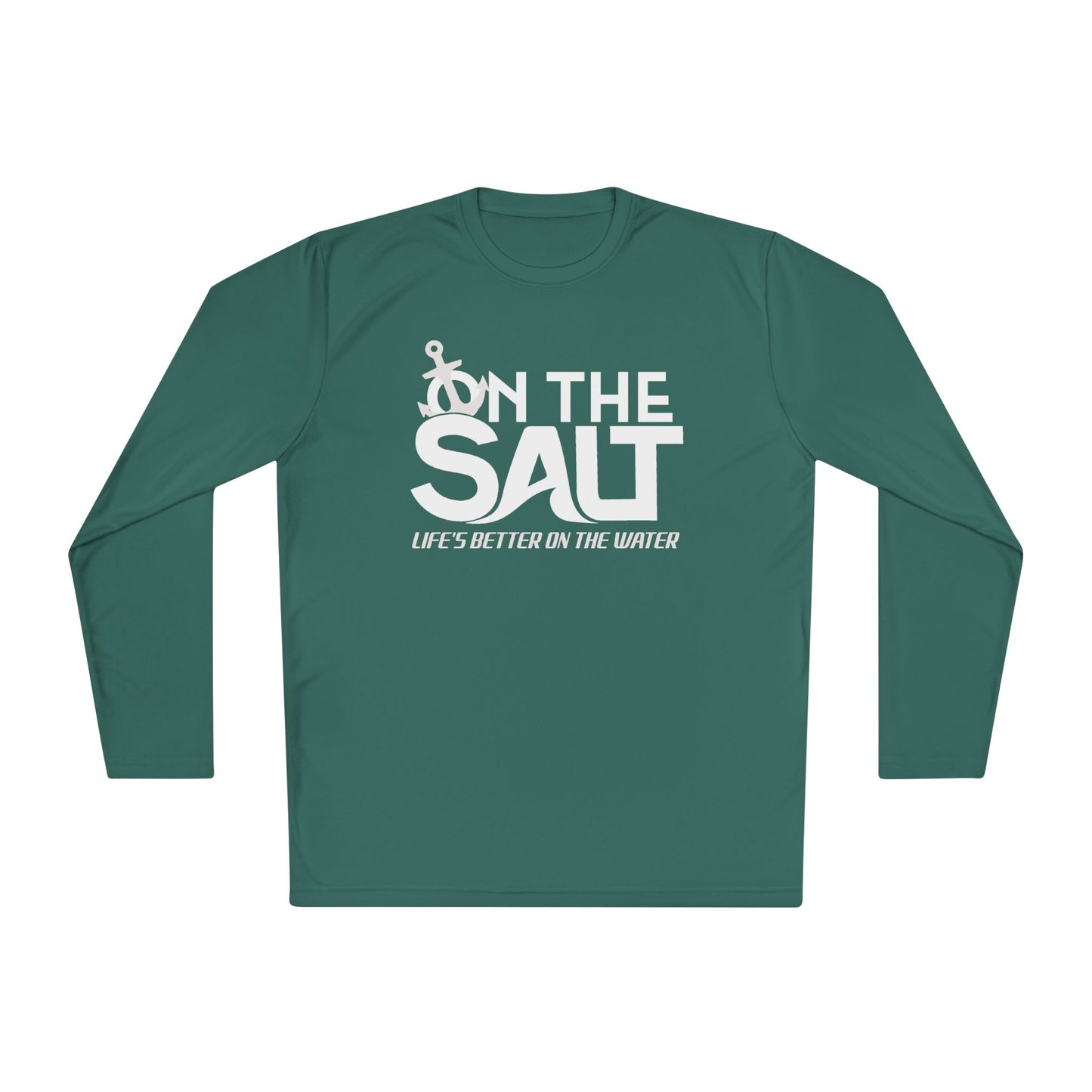 Saltwater Adventure Unisex Long Sleeve Tee, Beach Lover Gift, Fishing Apparel, Relaxed Fit, Vacation Style, Nautical Theme