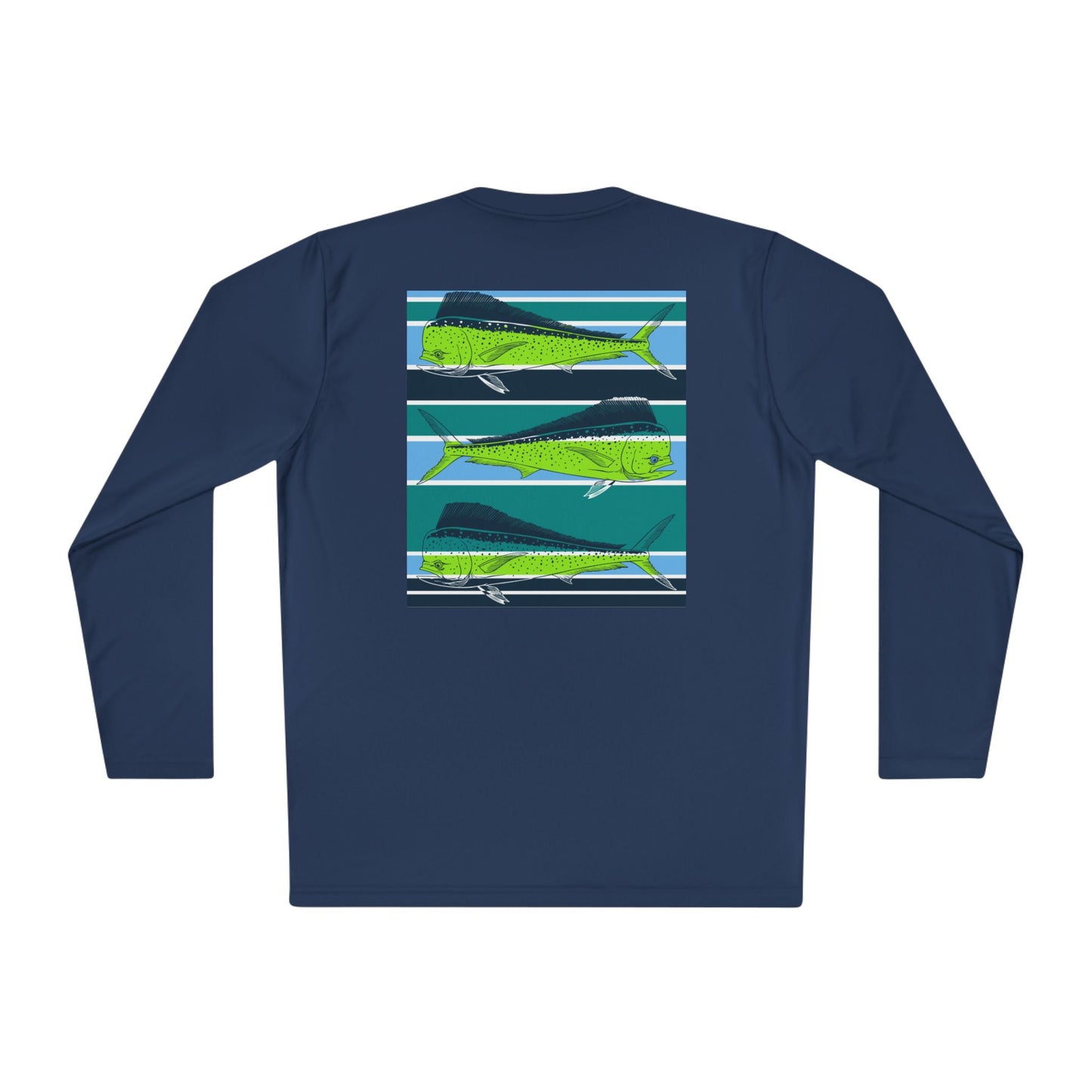 Unisex Long Sleeve Mahi Pattern Tee