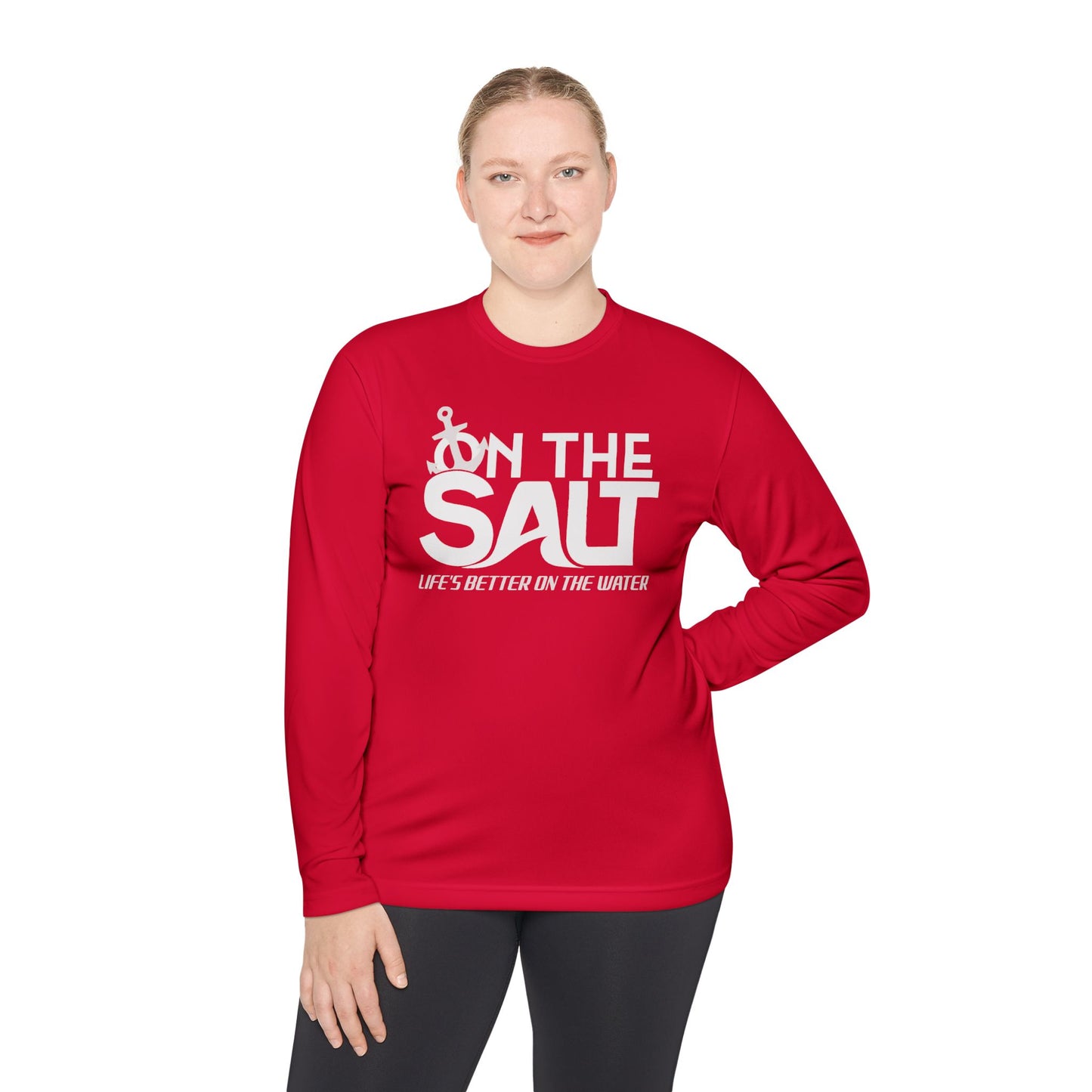 Saltwater Adventure Unisex Long Sleeve Tee, Beach Lover Gift, Fishing Apparel, Relaxed Fit, Vacation Style, Nautical Theme