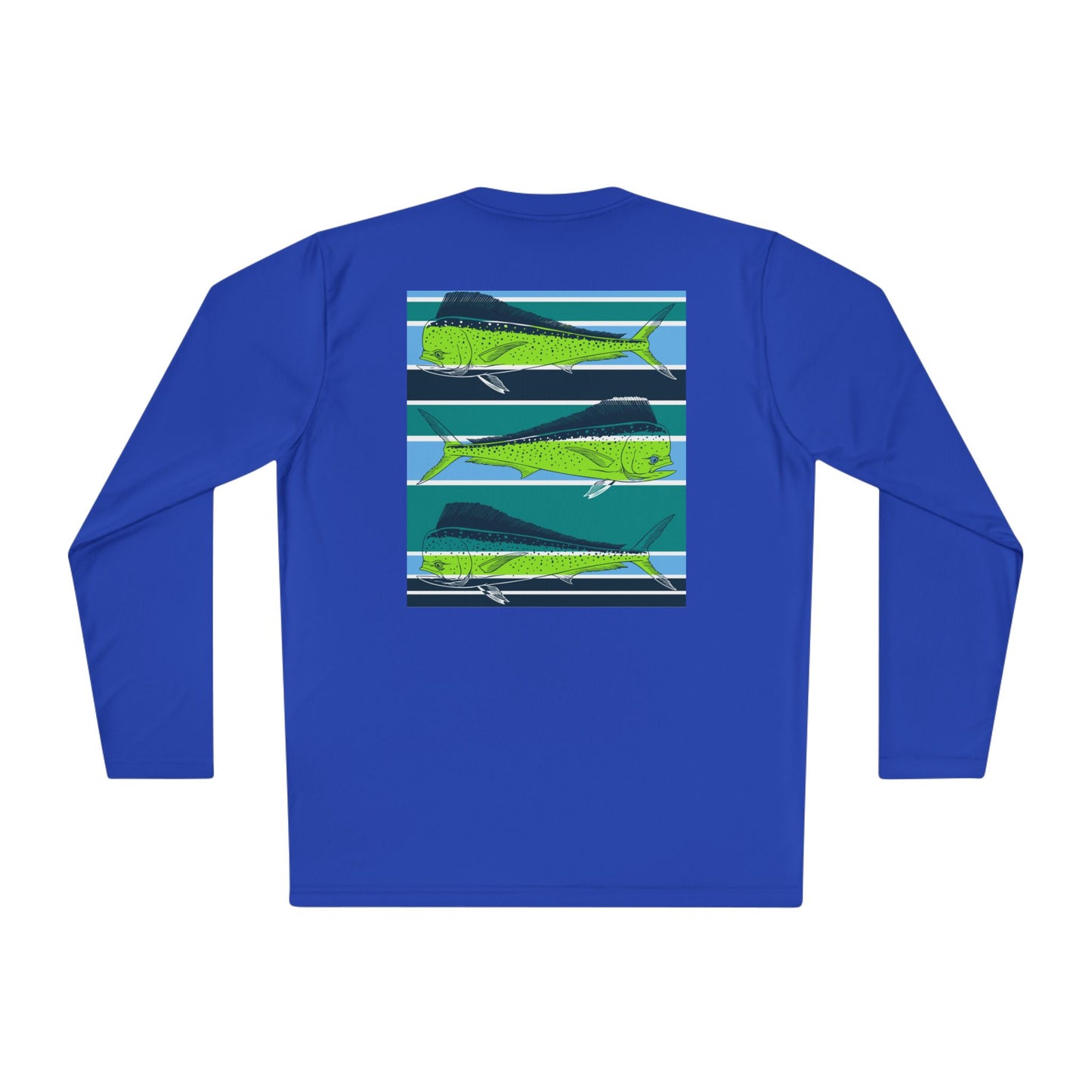 Unisex Long Sleeve Mahi Pattern Tee