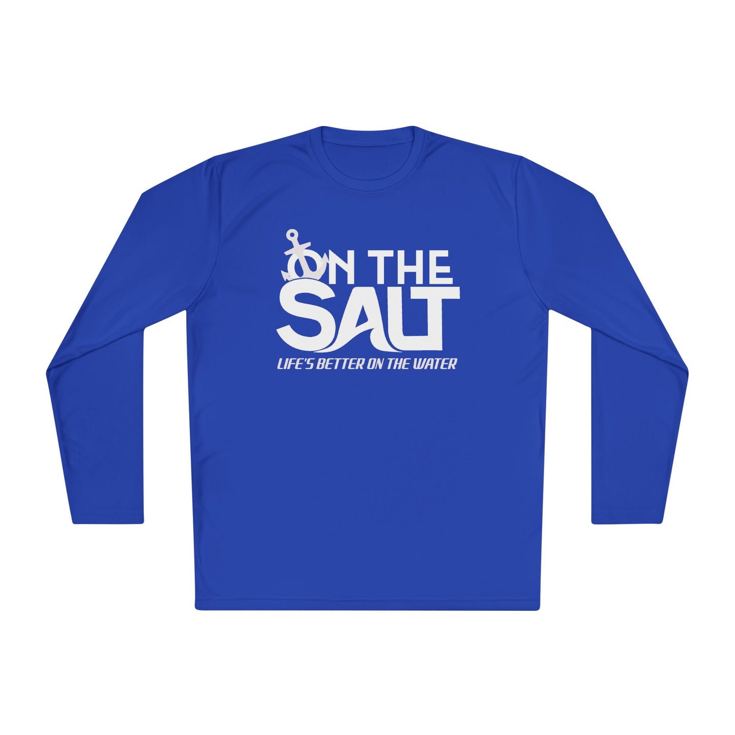Saltwater Adventure Unisex Long Sleeve Tee, Beach Lover Gift, Fishing Apparel, Relaxed Fit, Vacation Style, Nautical Theme
