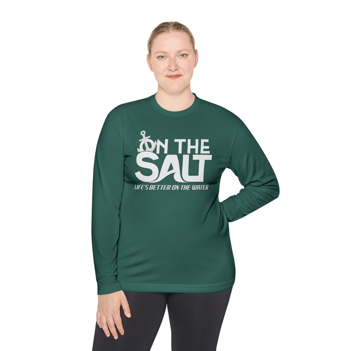 Saltwater Adventure Unisex Long Sleeve Tee, Beach Lover Gift, Fishing Apparel, Relaxed Fit, Vacation Style, Nautical Theme