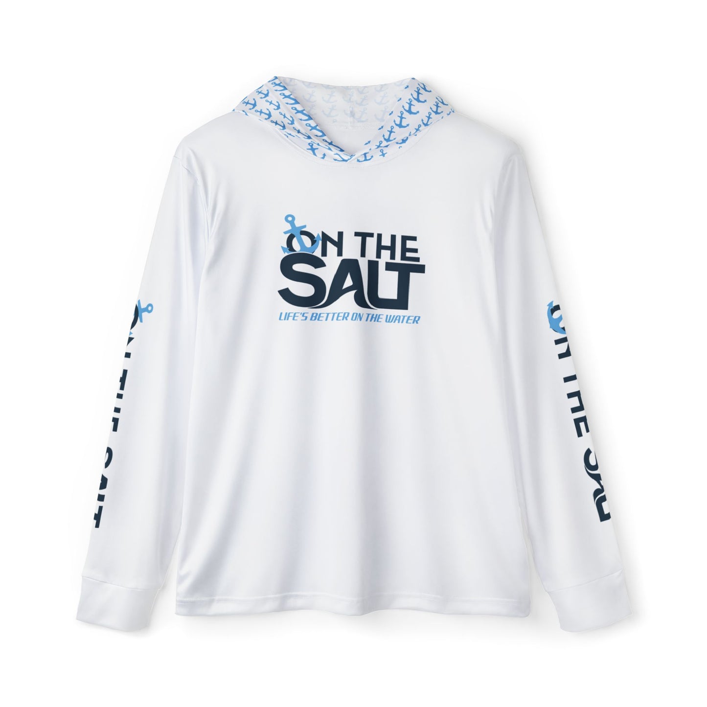 White Moisture-wicking Sports Hoodie