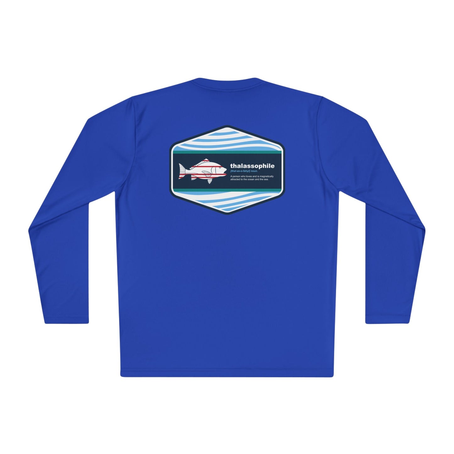 Saltwater Adventure Unisex Long Sleeve Tee, Beach Lover Gift, Fishing Apparel, Relaxed Fit, Vacation Style, Nautical Theme