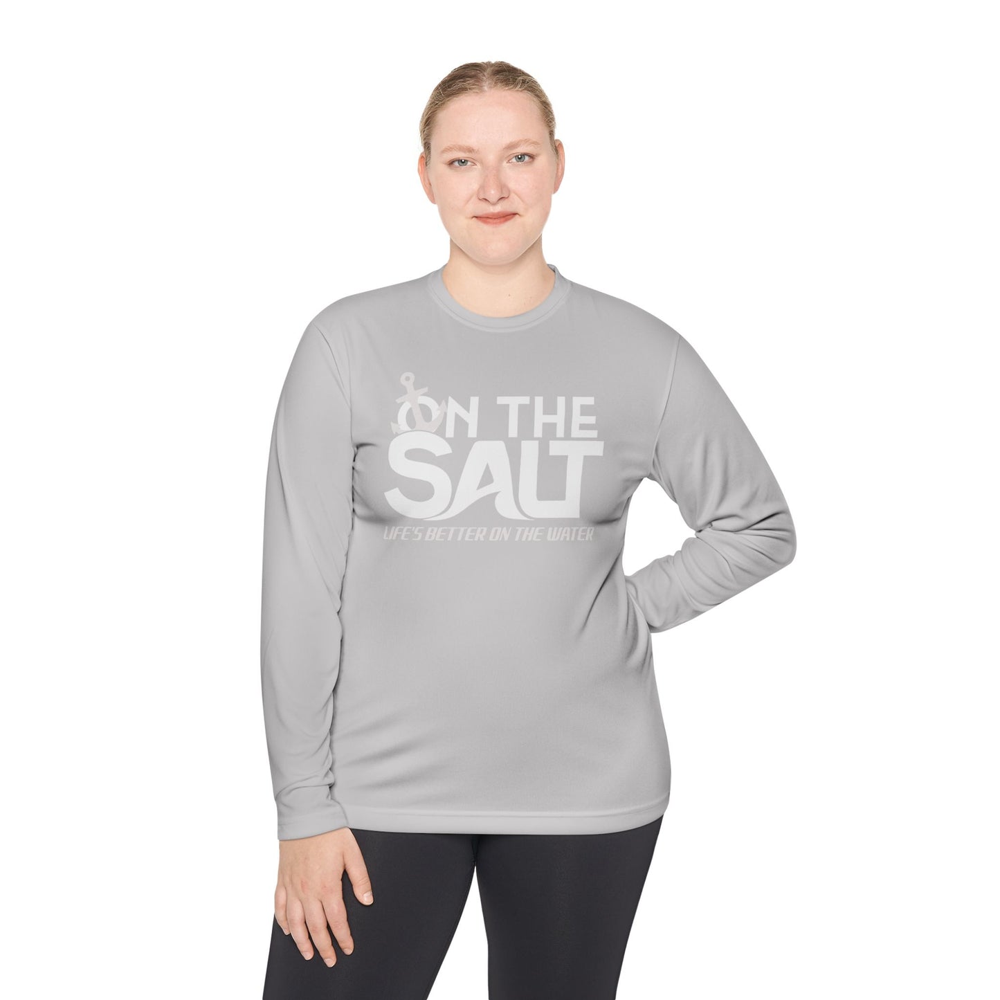 Saltwater Adventure Unisex Long Sleeve Tee, Beach Lover Gift, Fishing Apparel, Relaxed Fit, Vacation Style, Nautical Theme
