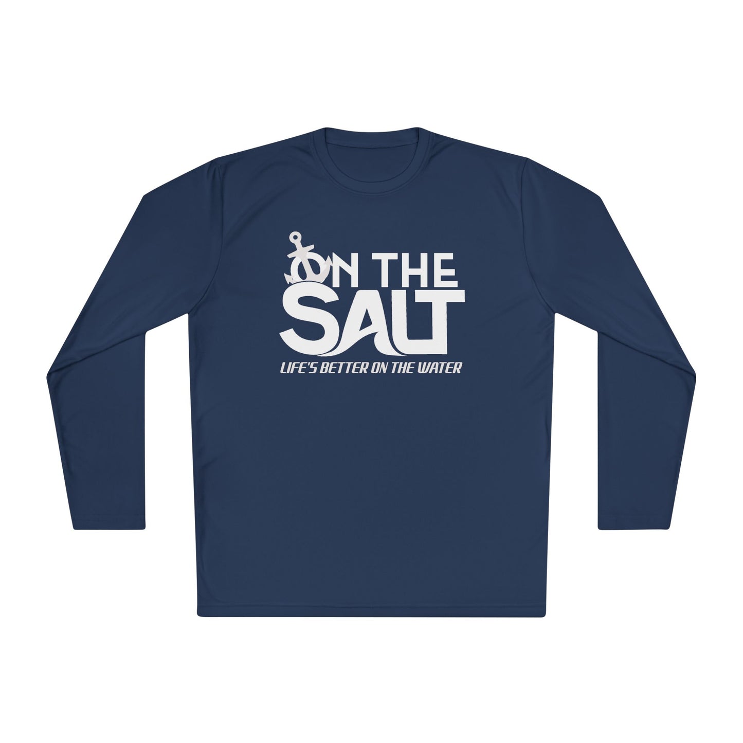 Saltwater Adventure Unisex Long Sleeve Tee, Beach Lover Gift, Fishing Apparel, Relaxed Fit, Vacation Style, Nautical Theme