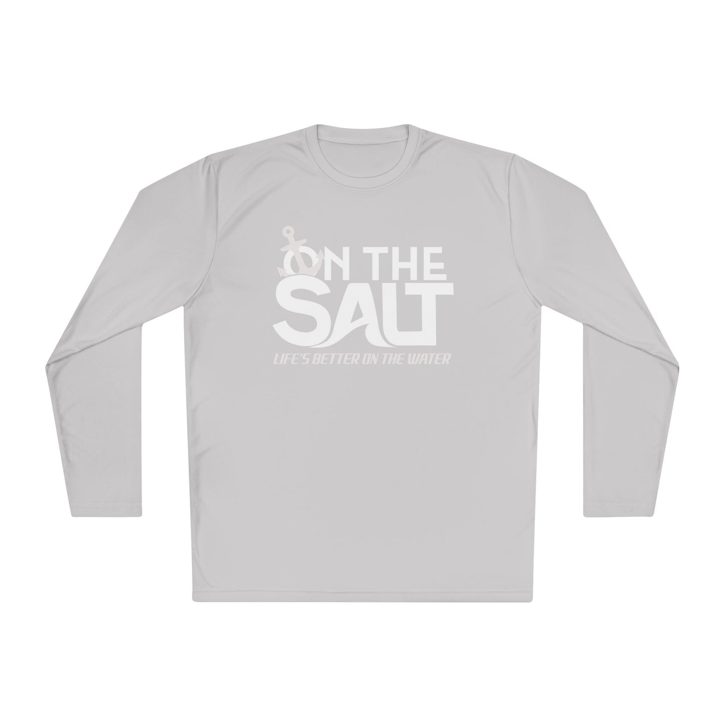 Saltwater Adventure Unisex Long Sleeve Tee, Beach Lover Gift, Fishing Apparel, Relaxed Fit, Vacation Style, Nautical Theme
