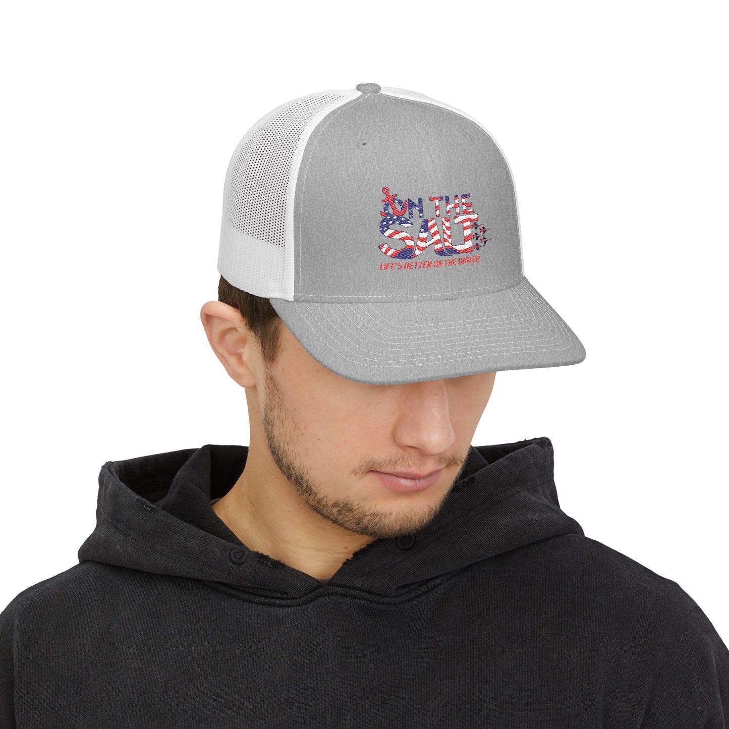 Salt Life Snapback Trucker Cap, Summer Outfit, Fishing Hat, Beachwear, Casual Gift, Outdoor Accessory