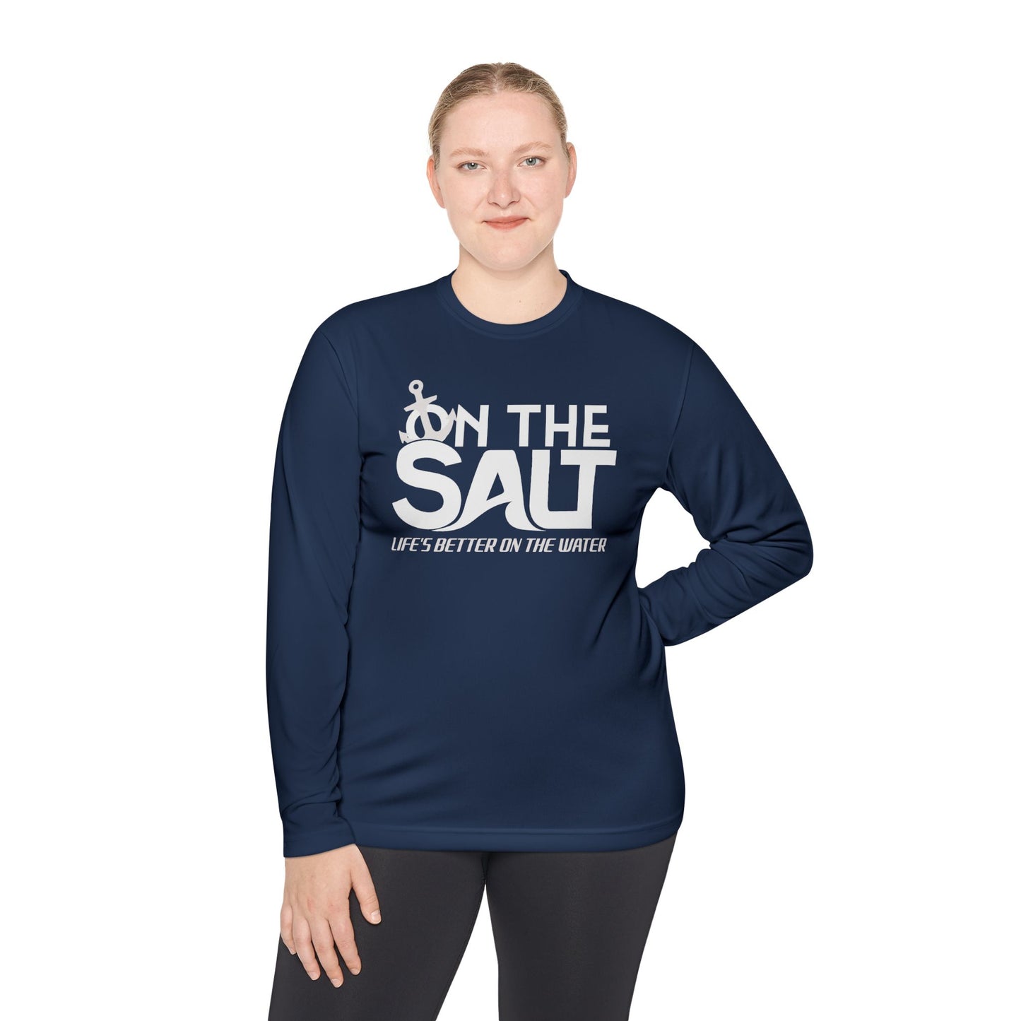 Saltwater Adventure Unisex Long Sleeve Tee, Beach Lover Gift, Fishing Apparel, Relaxed Fit, Vacation Style, Nautical Theme