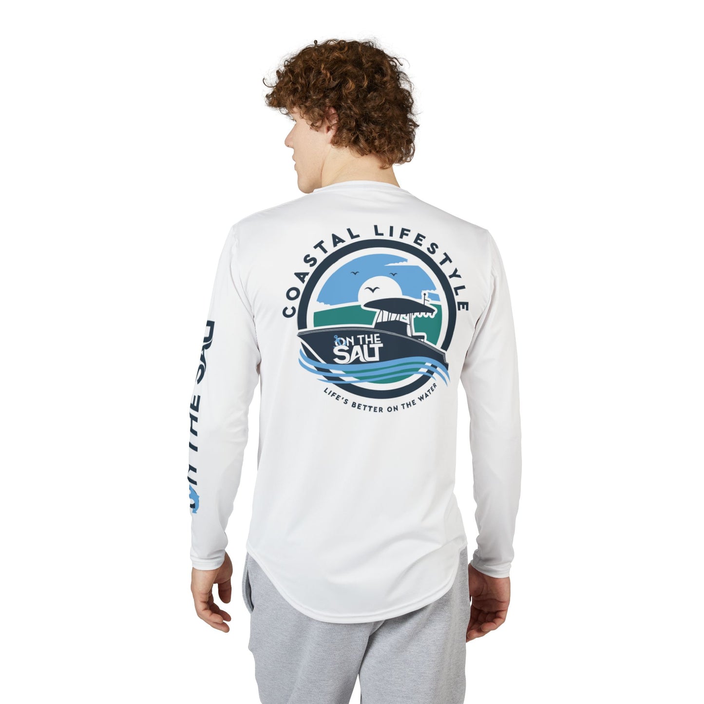 White UV Protection Long Sleeve Shirt