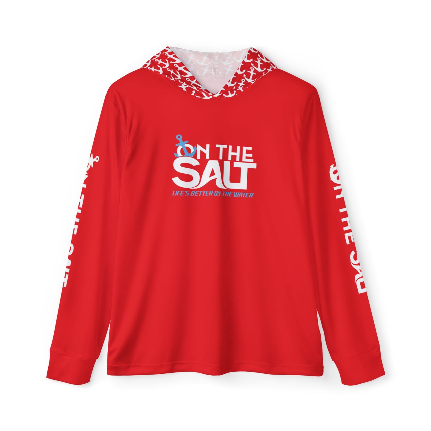 Red Moisture-wicking Sports Hoodie