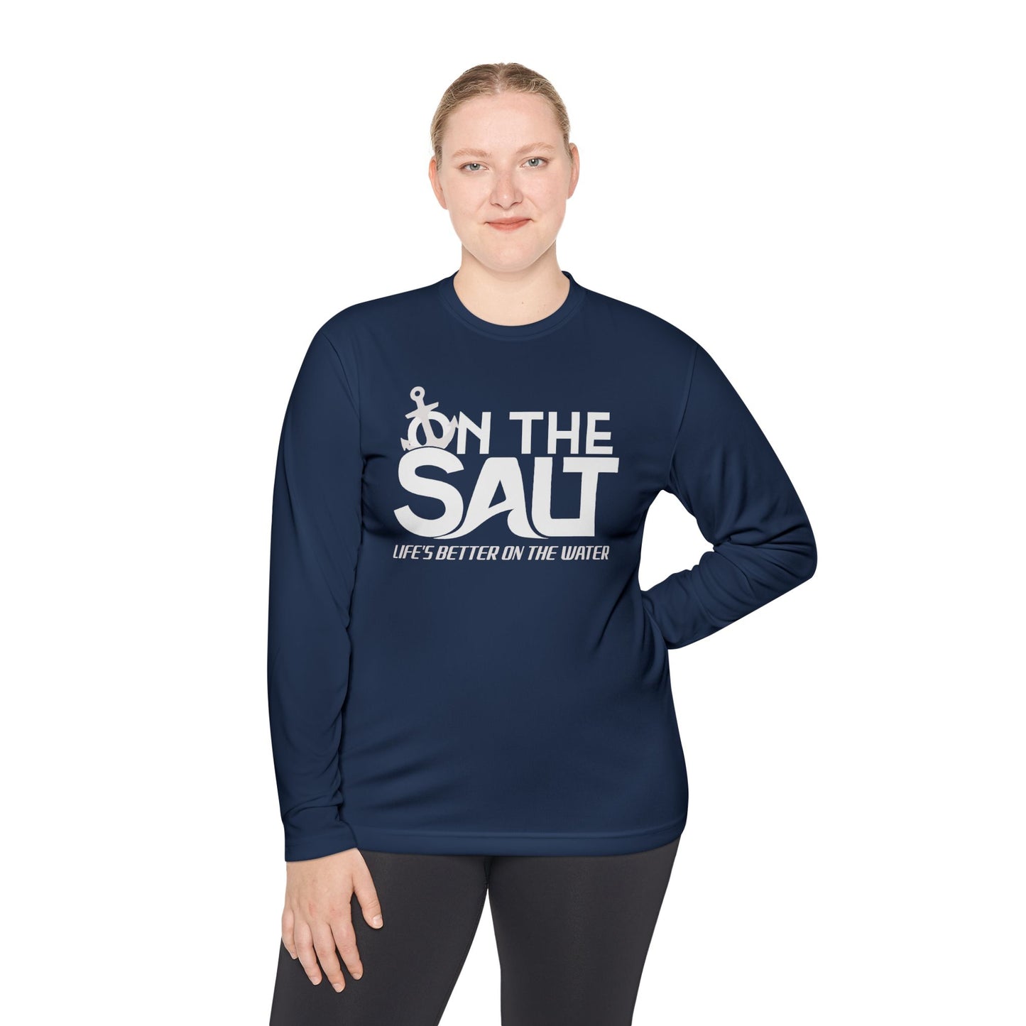 Unisex Long Sleeve Tee Snapper Fish Pattern