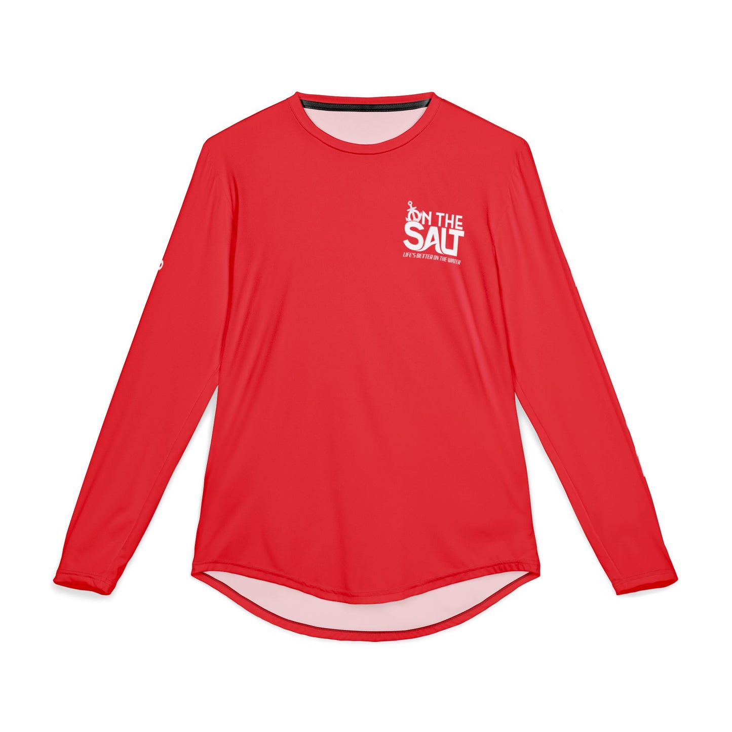 Men's Red UV Protection Long Sleeve Shirt by On The Salt