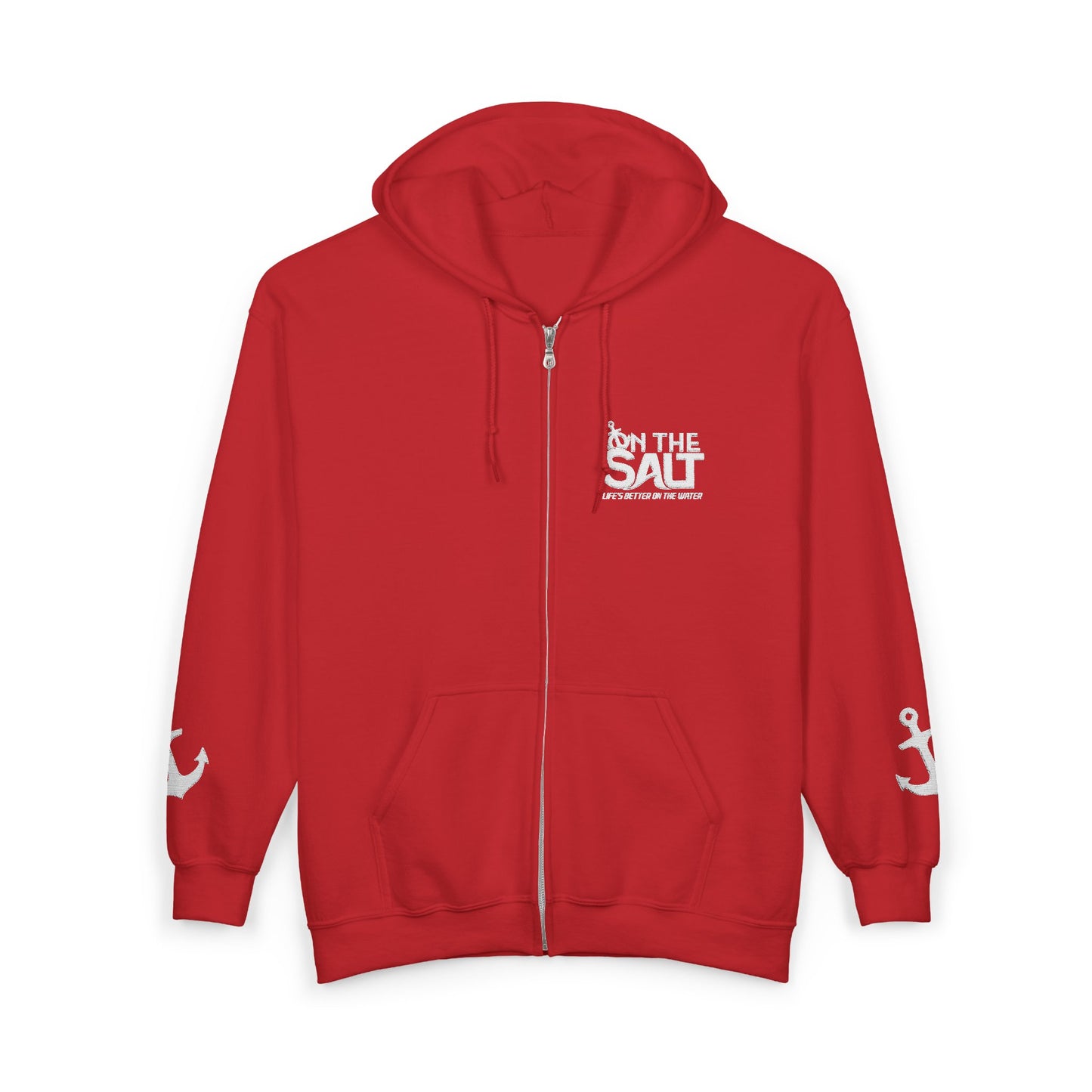 Minimalist On The Salt Zip-up Hoodie