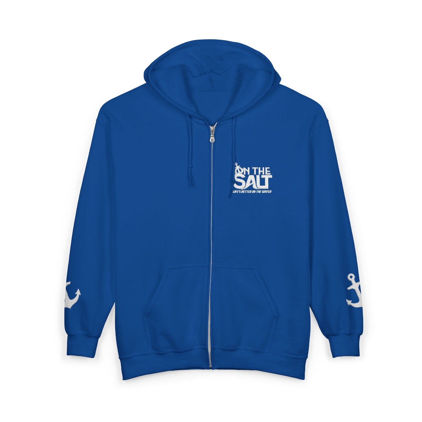 Minimalist On The Salt Zip-up Hoodie