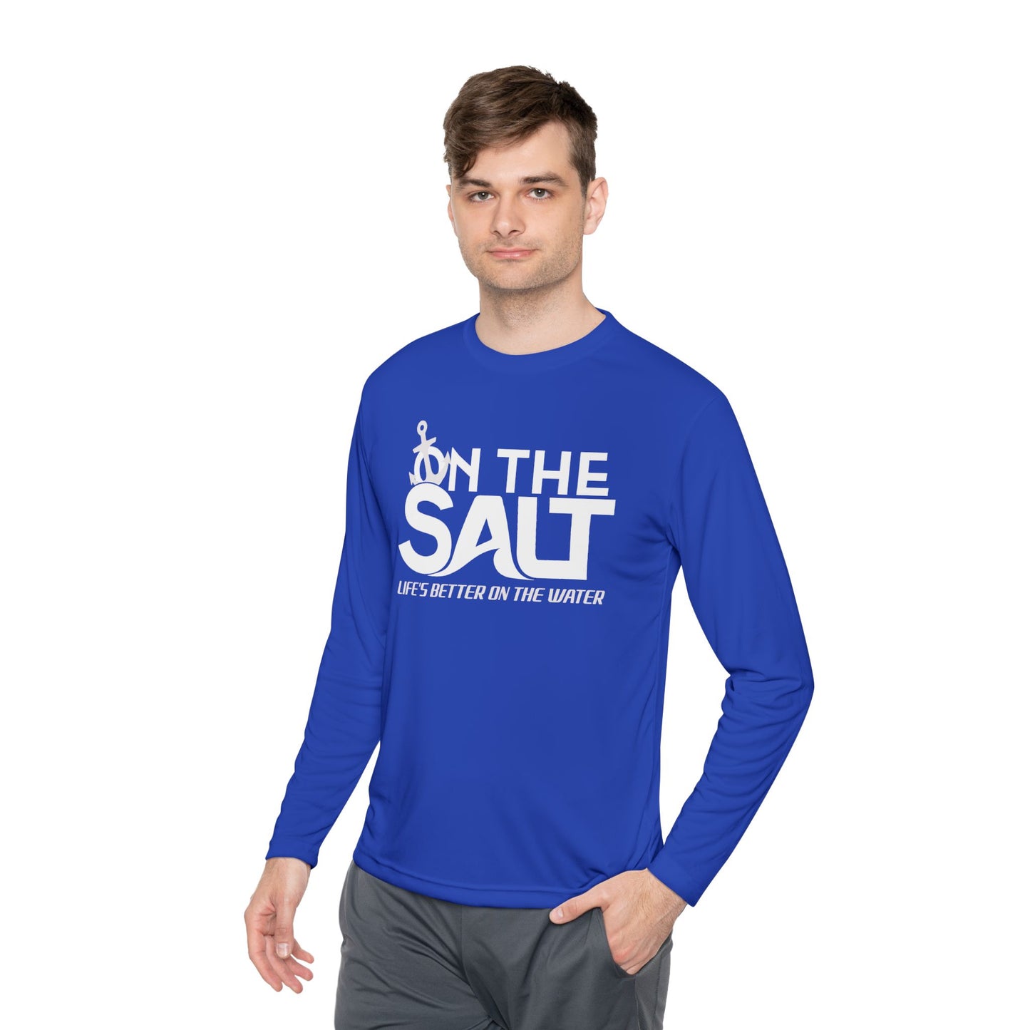 Unisex Long Sleeve Tee Snapper Fish Pattern