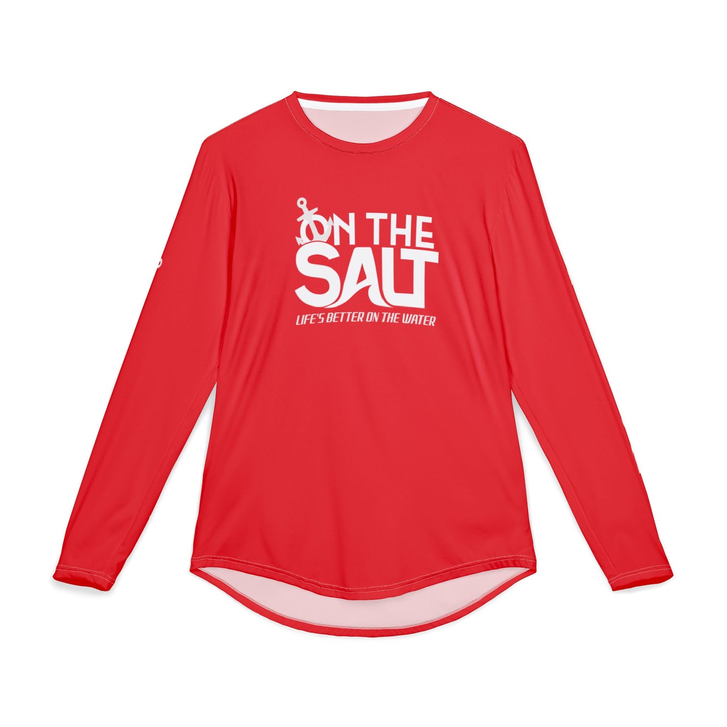 UV Protection Long Sleeve Red Coastal Lifestyle Shirt