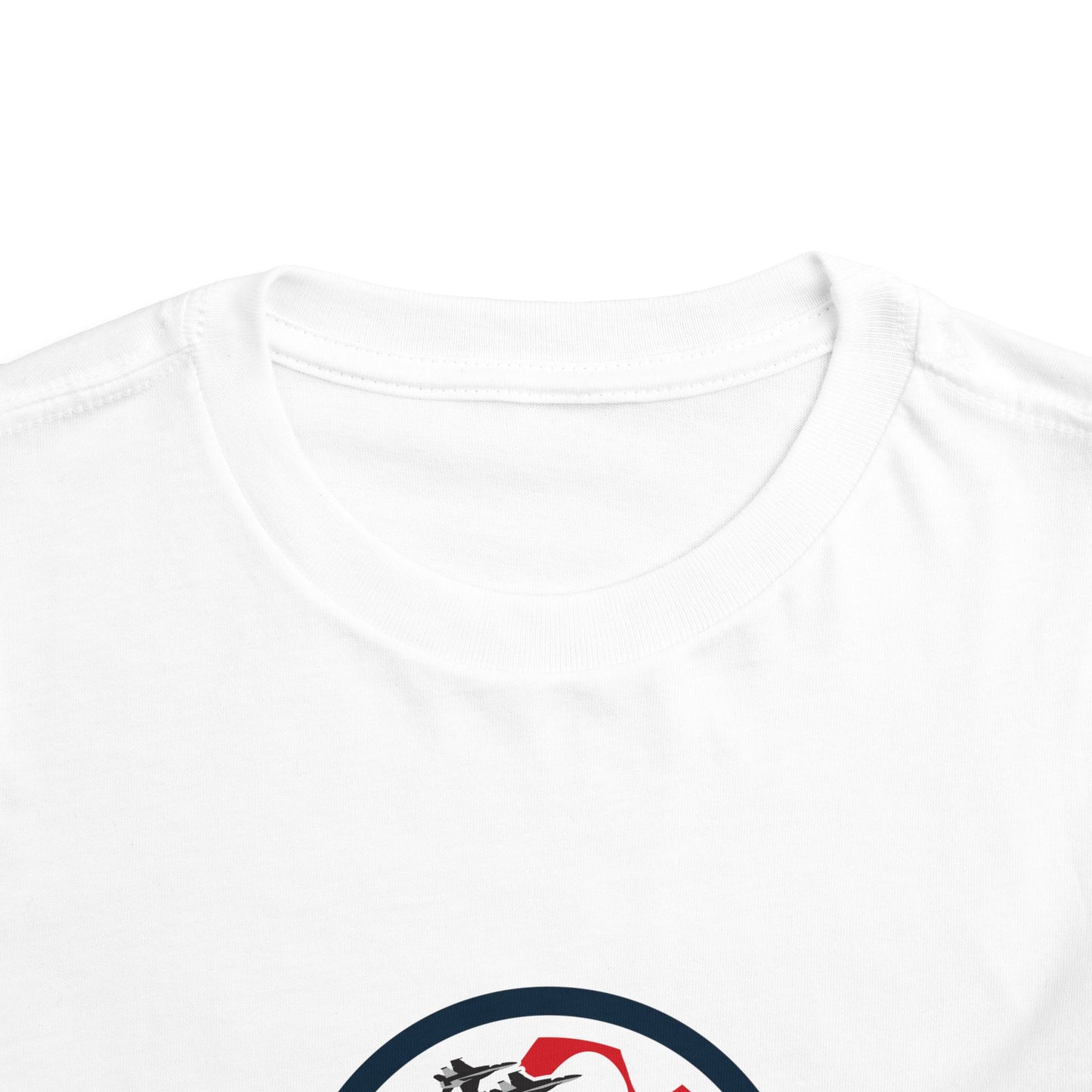 Toddler Tee - "Born to Be Salty" Nautical American Flag Boat Graphic