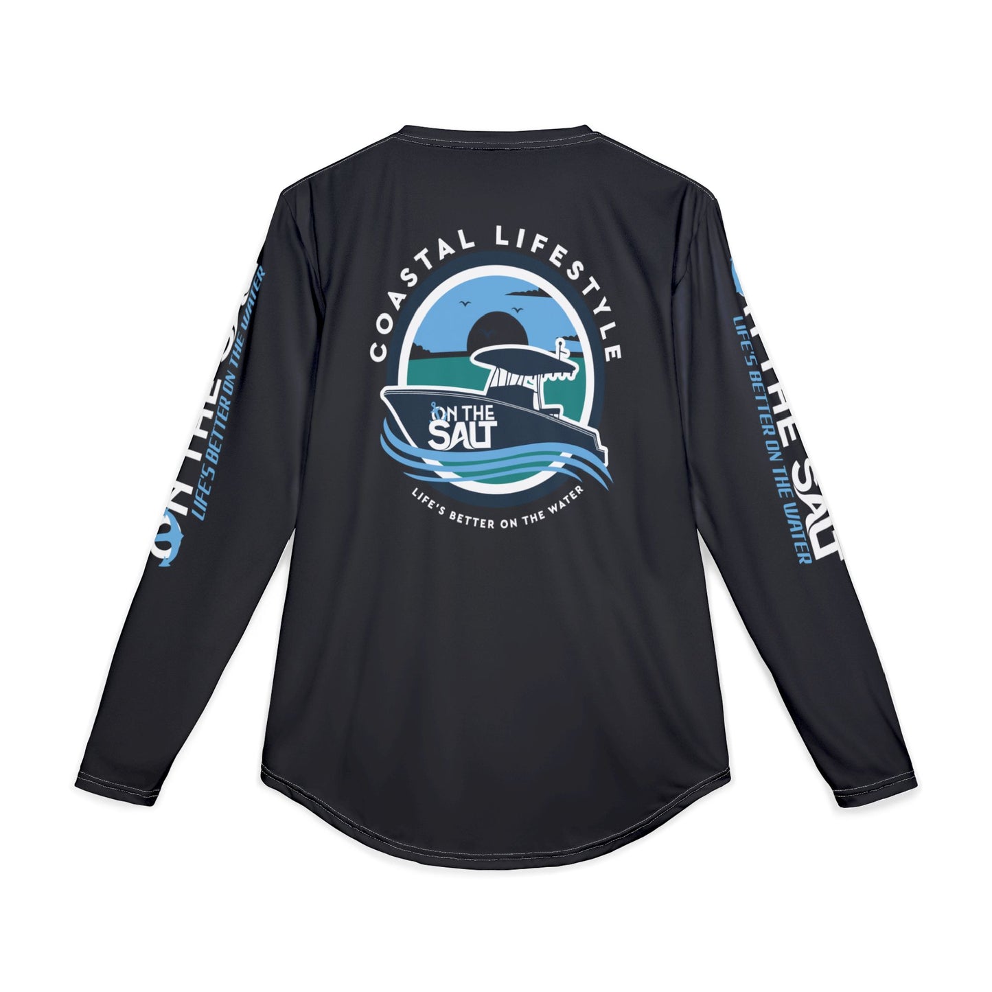 Black UV Protection Long Sleeve Shirt