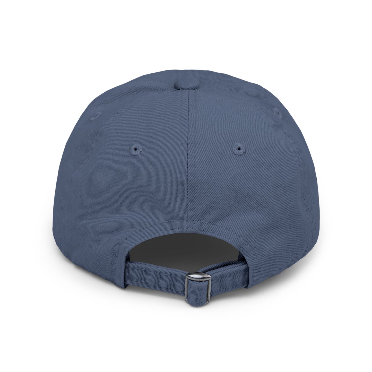 Blue cap on a white background