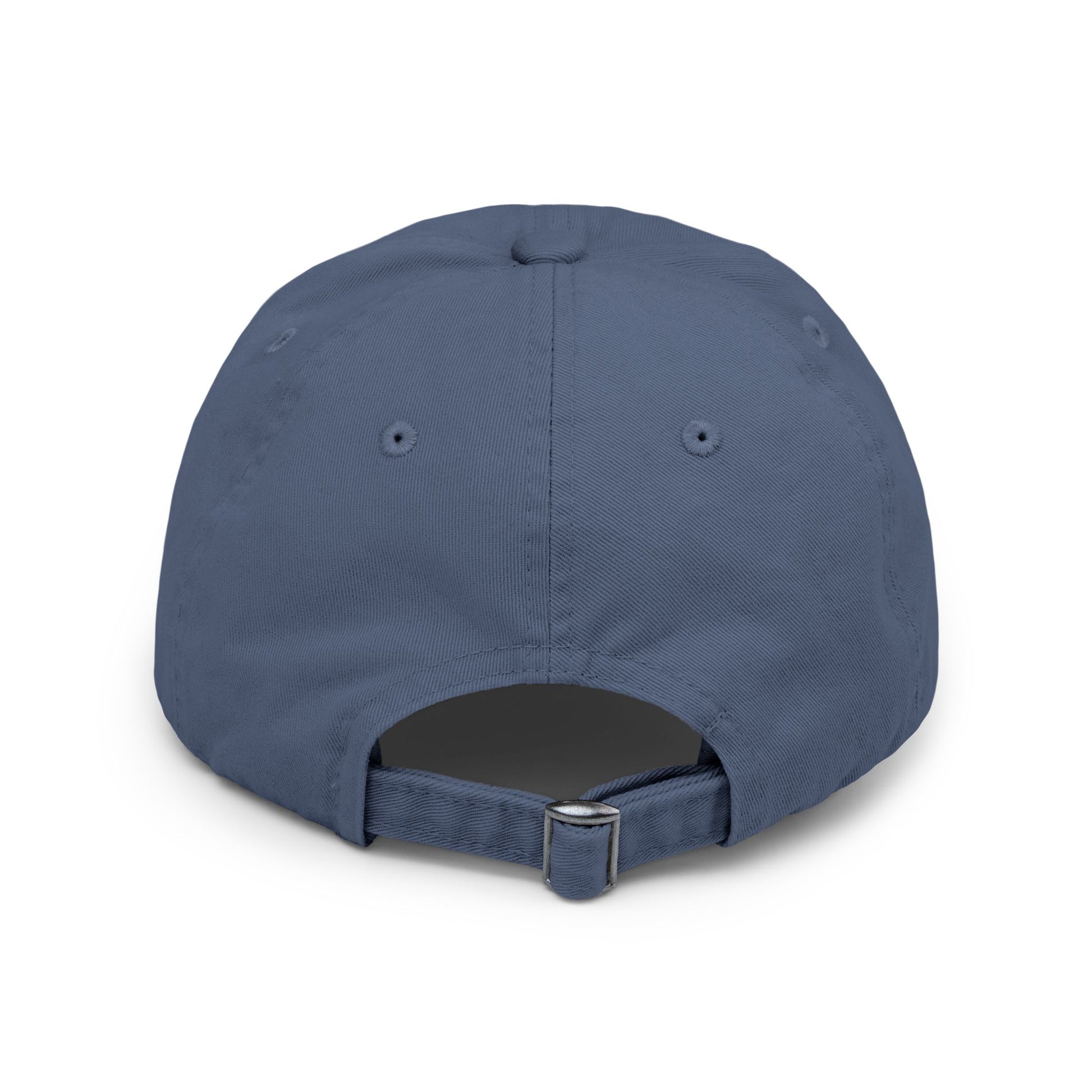 Blue cap on a white background